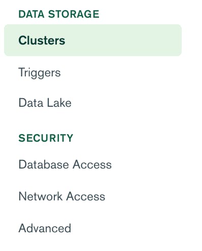 Go to your cluster page