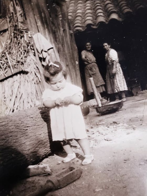 Photo of Alicia's mother as a child