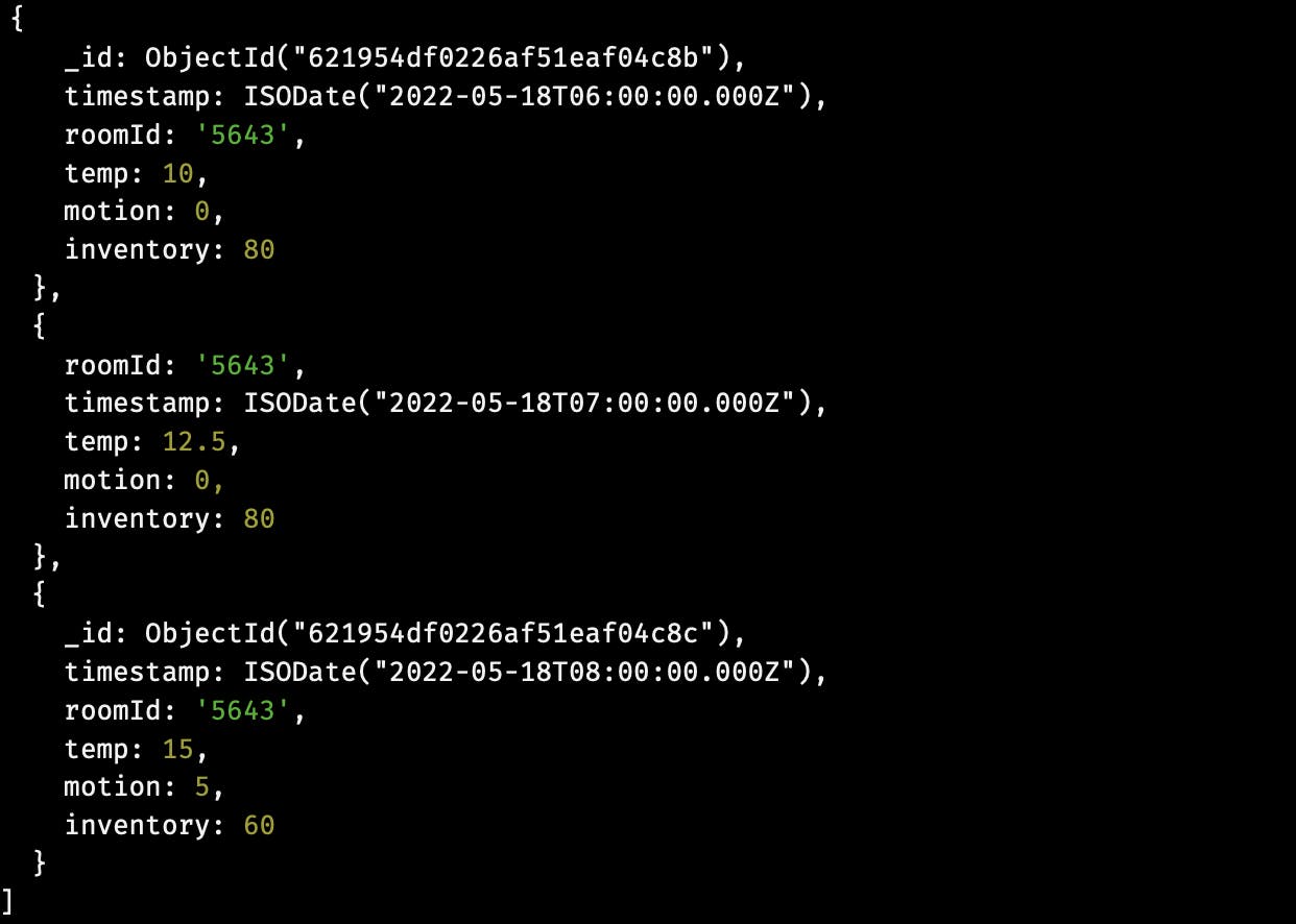 Output Code Code for the output