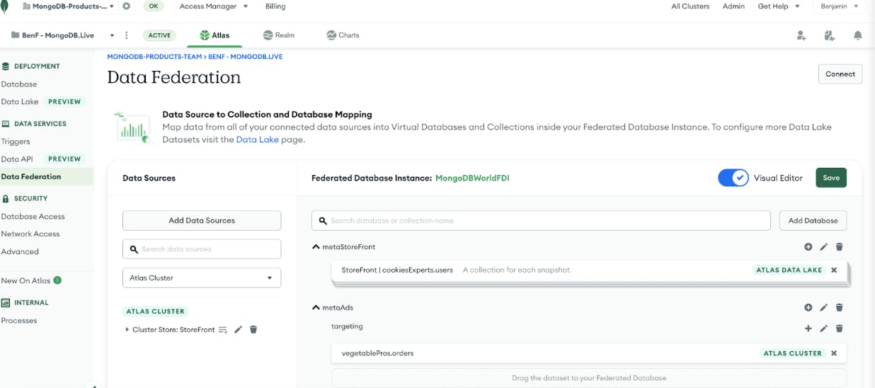 Data Federation Dashboard