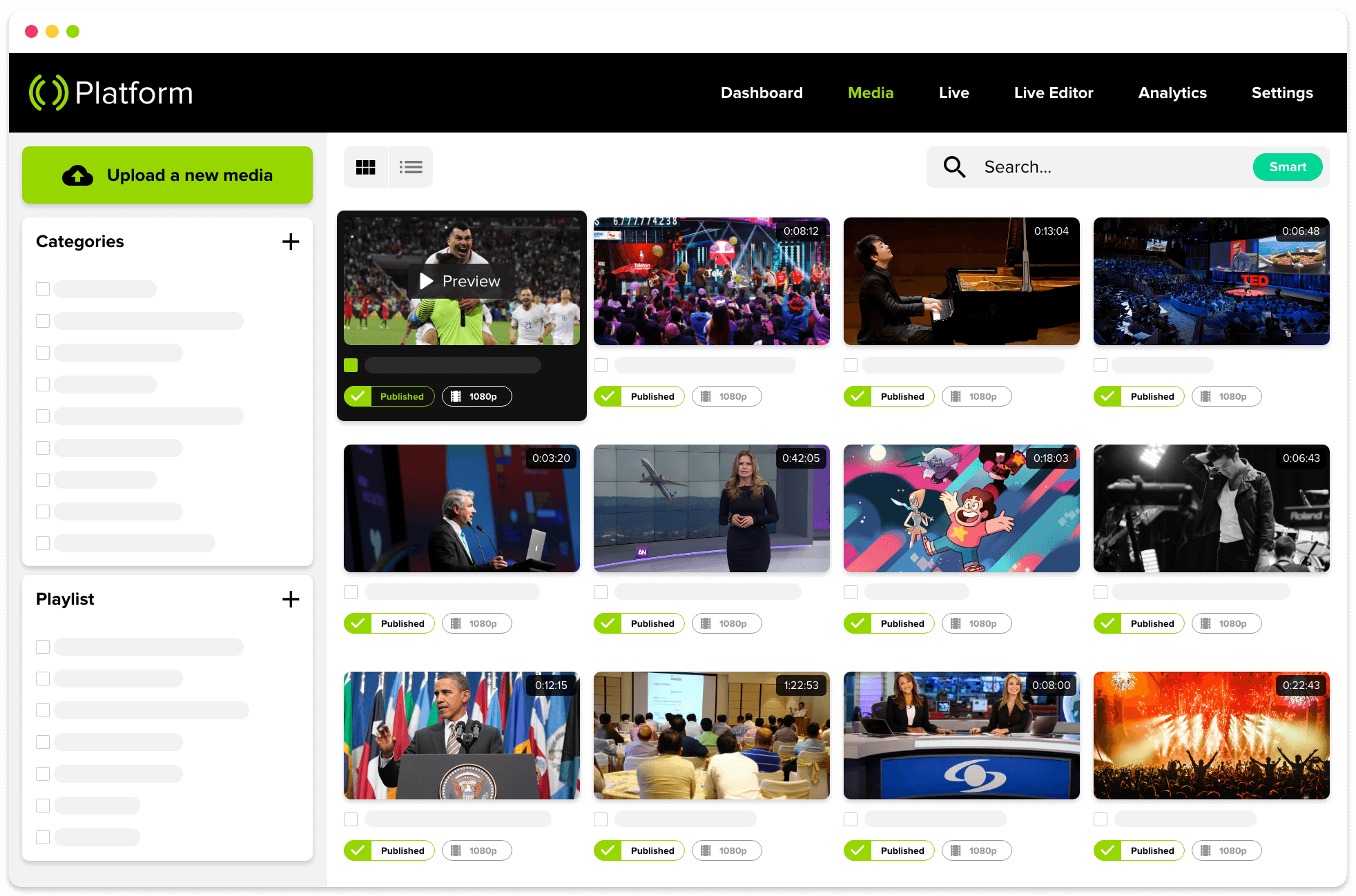 La plataforma de Mediastream proporciona metadatos precisos y accesibles con el fin de garantizar una experiencia de visionado ininterrumpida para los usuarios