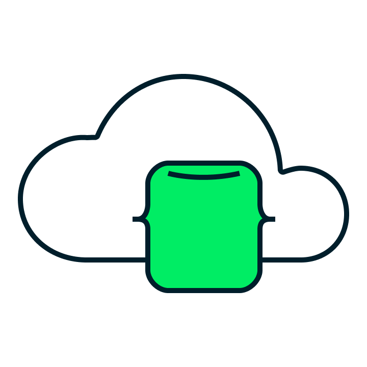 Cloud Storage Illustration representing Cloud Storage