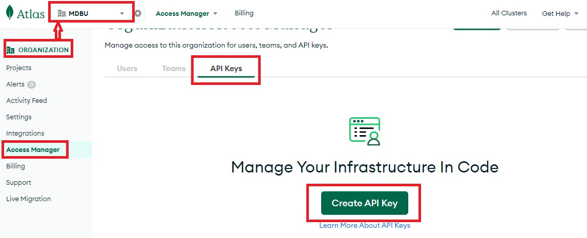 Configuring Atlas CLI for programmatic use