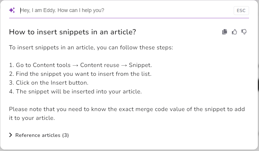 Screenshot del prodotto Kovai Eddy