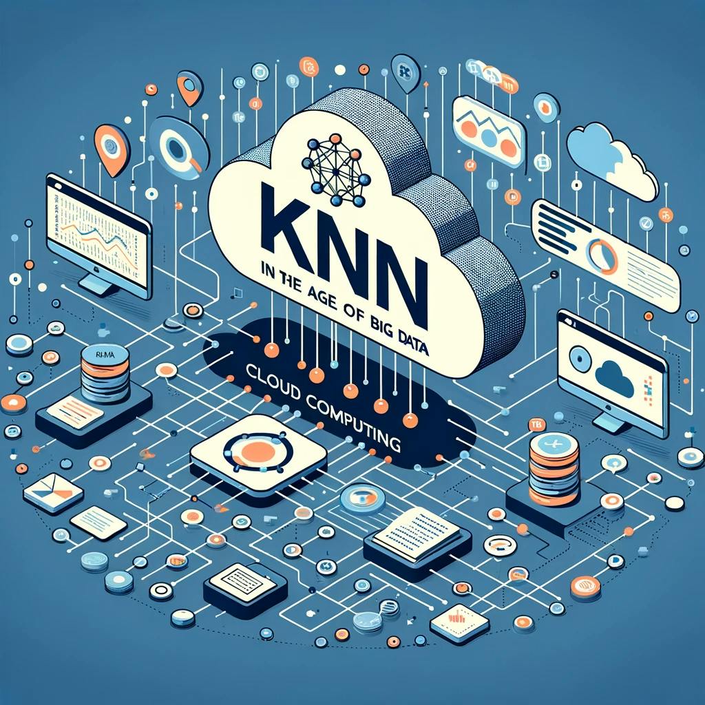 An image of KNN search in the age of big data.